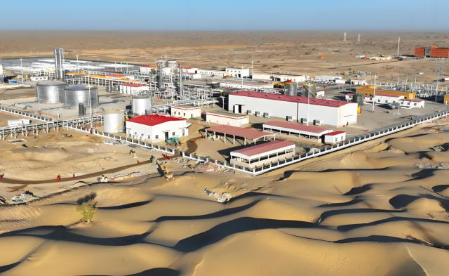 中国大沙漠油田累计产量突破5000万吨